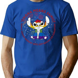 Funny Men Ohana Pride Circle Animals Vintage Photograp T-Shirt - Blue