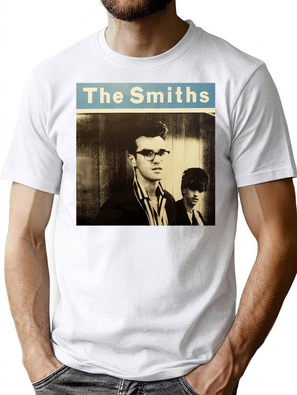 Funny Men Retro Smiths Vintage Awesome For Music Fan T-Shirt - White