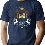 Funny Merry Christmas 2021 T-shirt - Sarcastic Humor Graphic Tee - Navy