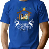 Funny Merry Christmas 2021 T-shirt - Sarcastic Humor Graphic Tee - Blue