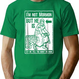 Funny Mormon Lds Book Of Mormon Missionary T-Shirt - Green