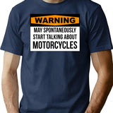 Funny Motorcycle T-Shirt - Sarcastic Humor Graphic Tee - Navy