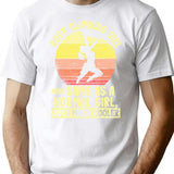 Funny Mountain Climber Rock Climbing Girl T-Shirt - White