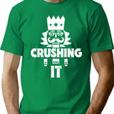 Funny Nutcracker Vintage Christmas Nutcracker Crushing It T-shirt - Green