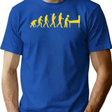 Funny Pinball Evolution Pinball Machines Lover T-Shirt - Blue