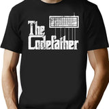 Funny Programmer T Shirt The Codefather Funny Programming - Black