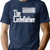 Funny Programmer T Shirt The Codefather Funny Programming - Navy