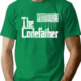 Funny Programmer T Shirt The Codefather Funny Programming - Green