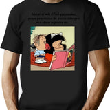 Funny Quotes In Spanish With Mafalda T-Shirt - Black