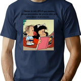 Funny Quotes In Spanish With Mafalda T-Shirt - Navy