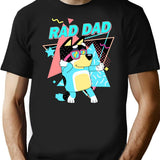 Funny Rad Dad Fathers Day Cool Dad T-Shirt - Black