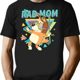 Funny Rad Mom Cool Mother's Day Cool Mama T-Shirt - Black