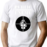 Funny Rap Vintage Band Retro Art Logo Music Tour T-Shirt - White