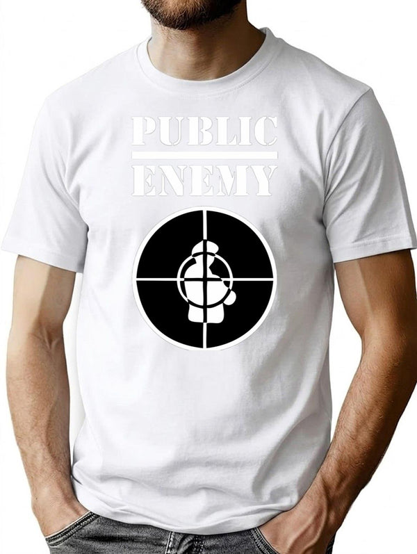 Funny Rap Vintage Band Retro Art Logo Music Tour T-Shirt - White