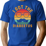 Funny Retro I Got The Diabeetus Diabetes Type 1 2 Awareness (1) T-Shirt - Blue