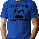 Funny Retro I Got The Diabeetus Diabetes Type 1 2 Awareness T-Shirt - Blue