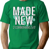 Funny Retro Vintage Baptism T-Shirt - Retro Graphic Casual Tee - Green
