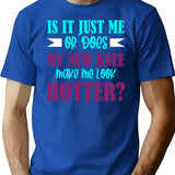Funny Retro Vintage Knee Replacement T-Shirt - Retro Graphic Casual Tee - Blue