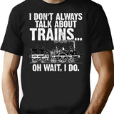 Funny Retro Vintage Railroad Engineer T-Shirt - Retro Graphic Casual Tee - Black