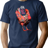 Funny Rufus Thomas Mens Womens Funky Chicken T-Shirt - Navy