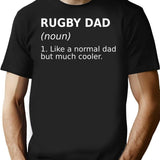 Funny Rugby Dad T Perfect Rugby T-Shirt - Black