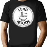 Funny Send Noods - Funny Nudesnoodle Parody Vintage T-Shirt - Black