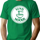 Funny Send Noods - Funny Nudesnoodle Parody Vintage T-Shirt - Green