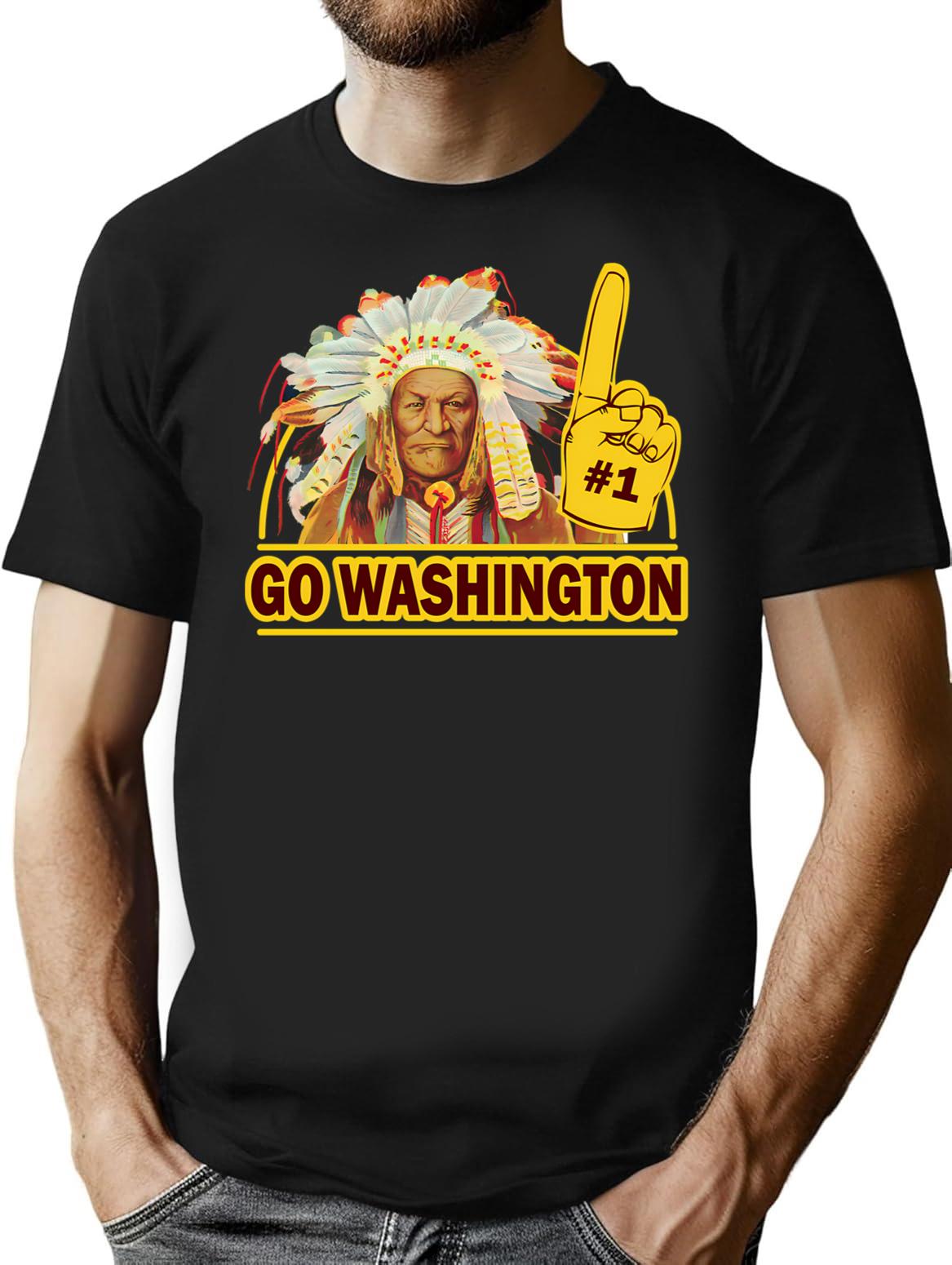 Funny Shirt - Go Washington T-Shirt - Sarcastic Humor Graphic Tee - Black