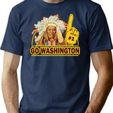 Funny Shirt - Go Washington T-Shirt - Sarcastic Humor Graphic Tee - Navy