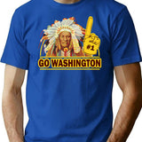 Funny Shirt - Go Washington T-Shirt - Sarcastic Humor Graphic Tee - Blue