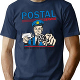 Funny Shirt - Postal T-Shirt - Sarcastic Humor Graphic Tee - Navy