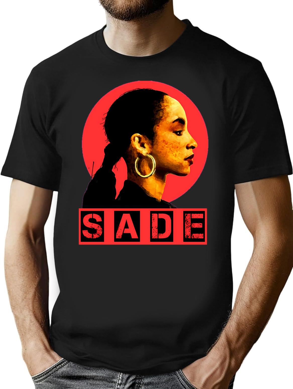 Funny Shirt Sade Sade Adu Vintage T-shirt - Black