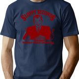 Funny Shirt - Sloppy Seconds T-Shirt - Sarcastic Humor Graphic Tee - Navy