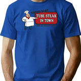Funny Shirt - Tube Steak T-Shirt - Sarcastic Humor Graphic Tee - Blue
