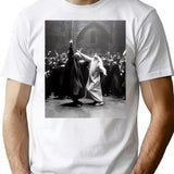 Funny Shirt Wizards Dancing Tshirt Vintage Fantasy Rave Party T Shirt - White