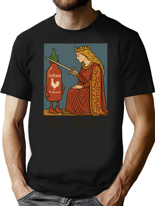 Funny Sir Racha 2 T-Shirt - Sarcastic Humor Graphic Tee - Black