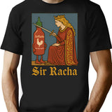 Funny Sir Racha T-Shirt - Sarcastic Humor Graphic Tee - Black