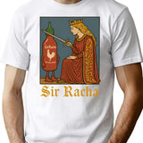 Funny Sir Racha T-Shirt - Sarcastic Humor Graphic Tee - White