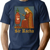 Funny Sir Racha T-Shirt - Sarcastic Humor Graphic Tee - Navy