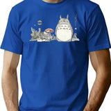 Funny Stop Manga Style Bus T-Shirt - Sarcastic Humor Graphic Tee - Blue