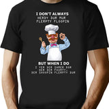 Funny Swedish Chef 2 T-Shirt - Sarcastic Humor Graphic Tee - Black