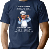 Funny Swedish Chef 2 T-Shirt - Sarcastic Humor Graphic Tee - Navy