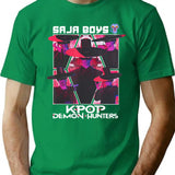 Funny Team Retro Vintage 90s T-Shirt - Retro Graphic Casual Tee - Green