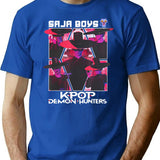 Funny Team Retro Vintage 90s T-Shirt - Retro Graphic Casual Tee - Blue