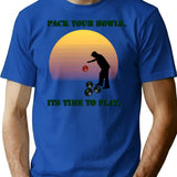 Funny Time To Pack Your Lawn Bowls T-Shirt - Blue