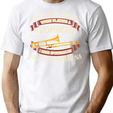 Funny Trombone Lover Gift - Don't Make Mistakes When Playing - Trombone Player T-Shirt - White