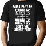 Funny Truck Driver Gift 18 Speed What Part Of Don't You Understand T-Shirt - Black