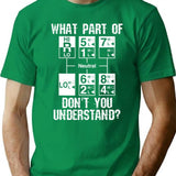 Funny Truck Driver Gift 18 Speed What Part Of Don't You Understand T-Shirt - Green