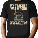 Funny Trucker T-Shirt - Sarcastic Humor Graphic Tee - Black