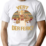 Funny Vert Der Ferk Muppet Show T-Shirt - White